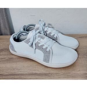 Hobibear Barefoot Minimalist Men's 10 - Women's 11 White Walking Shoes Sneakers